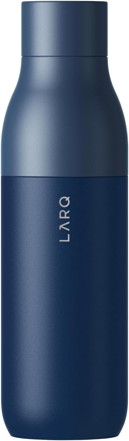 LARQ PureVis 25oz Self-Cleaning Water Bottle – Insulated Stainless Steel with UV Purifier, Monaco Blue - Quality Prime Hub