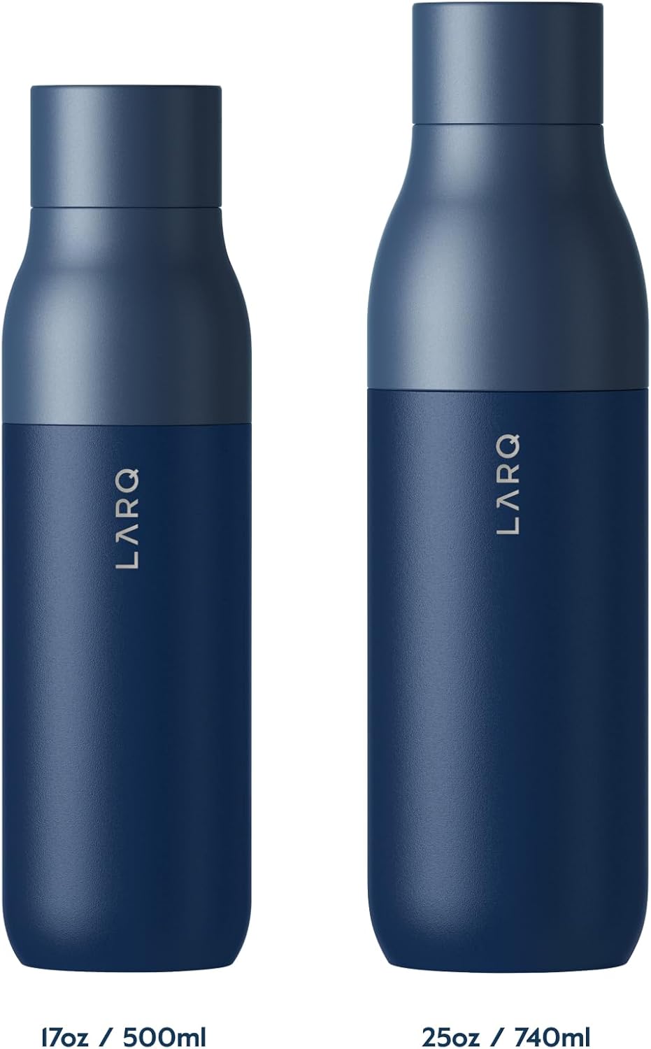 LARQ PureVis 25oz Self-Cleaning Water Bottle – Insulated Stainless Steel with UV Purifier, Monaco Blue - Quality Prime Hub