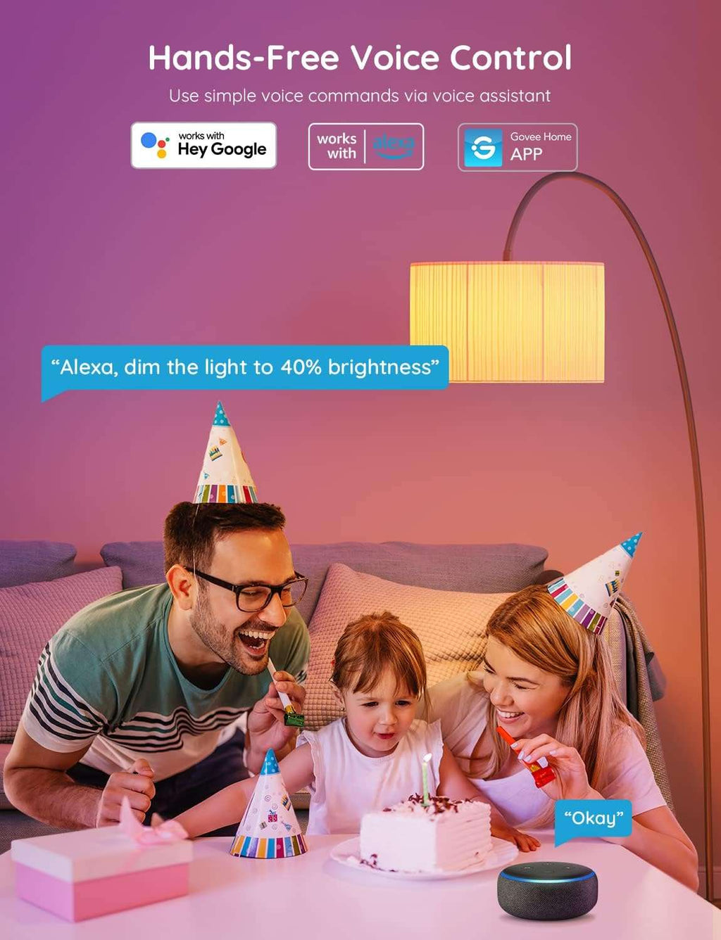 Govee Smart Light Bulbs, WiFi & Bluetooth LED Bulbs, RGBWW Color Changing, Works with Alexa & Google Assistant, 4 Pack - Quality Prime Hub