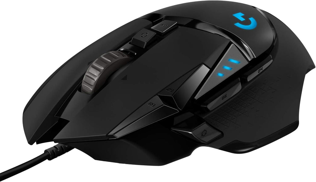 Logitech G502 HERO Wired Gaming Mouse – 25K Sensor, 25,600 DPI, RGB, Adjustable Weights, 11 Buttons